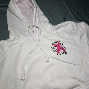 Anti Social Social Club Men's Canceled Hoodie Pink Sz Small ASSC 100% Cotton